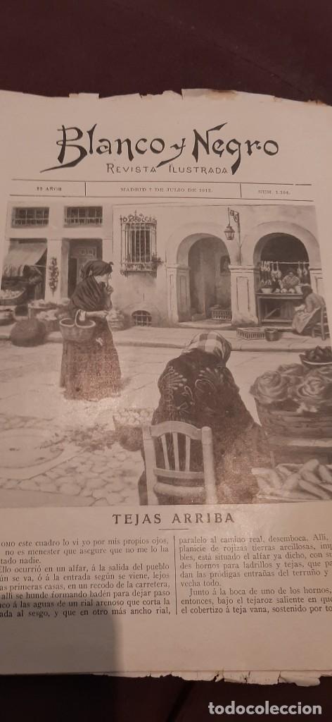 Colecionismo de Revistas e Jornais: BLANCO Y NEGRO REVISTA 7 JULIO 1912. N&deg; 1104
