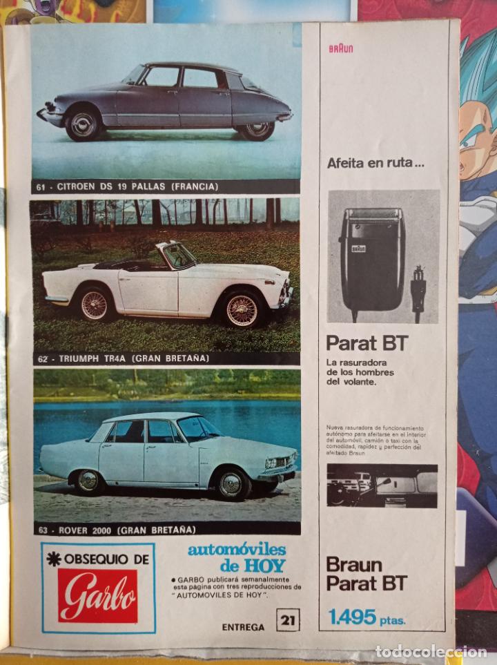 Coleccionismo de revistas y peri&oacute;dicos: AUTOMOVILES DE HOY GARBO ROVER 2000 TRIUMPH TR4A COTROEN DS 19 PALLAS