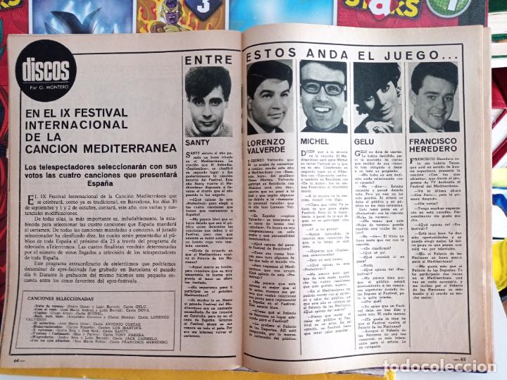 Coleccionismo de revistas y peri&oacute;dicos: SANTY GELU FESTIVAL INTERNACIONAL DE LA CANCION MEDITERRANEA LORENZO VALVERDE MICHEL FRANCISCO HERED