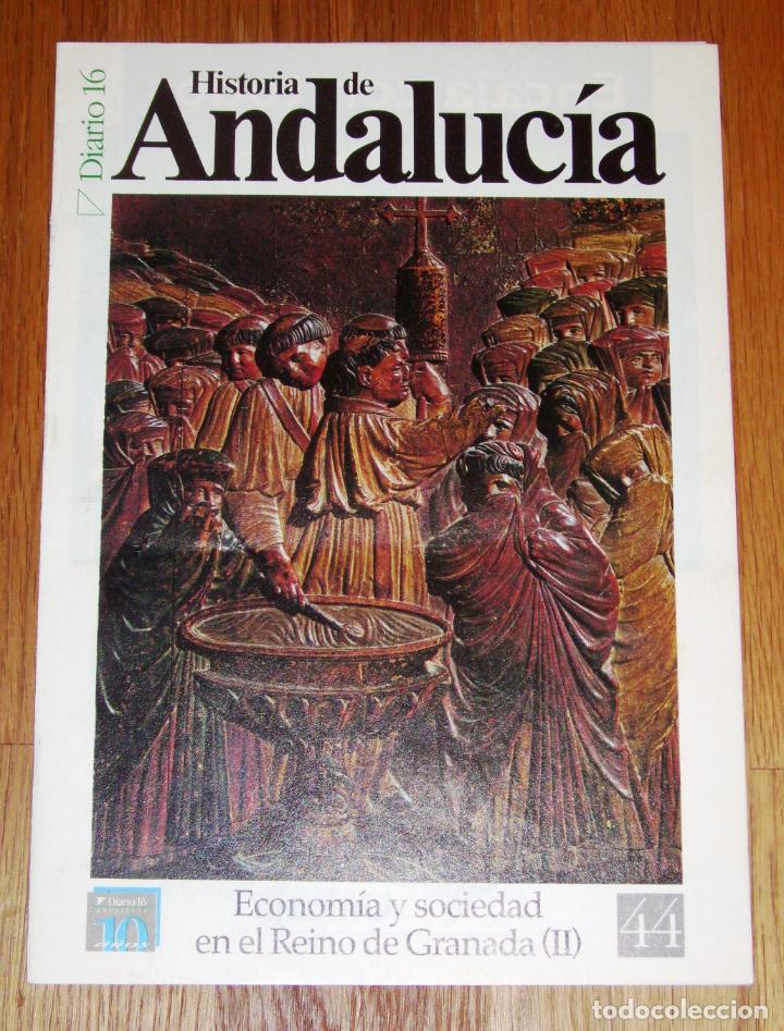 Collezionismo di Riviste e Giornali: HISTORIA DE ANDALUC&Iacute;A. 44 : Econom&iacute;a y sociedad en el Reino de Granada (II). - Diario 16