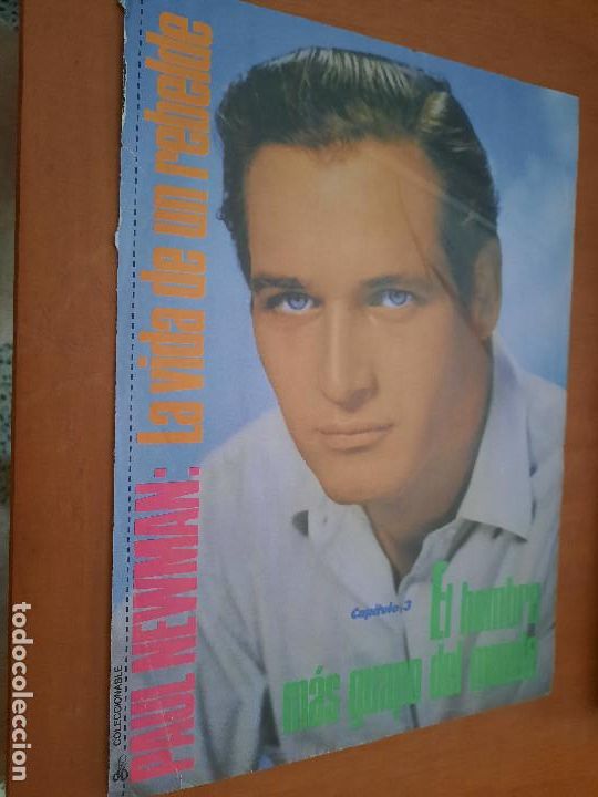 Coleccionismo de Revistas y Peri&oacute;dicos: PAUL NEWMAN. EL HOMBRE M&Aacute;S GUAPO DEL MUNDO. 1 P&Aacute;GINAS. ARTICULO EXTRAIDO DE REVISTA. BUEN ESTADO.