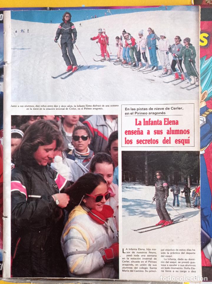 Coleccionismo de revistas y peri&oacute;dicos: LA INFANTA ELENA MONITORA DE ESQUI DE SUS ALUMNOS