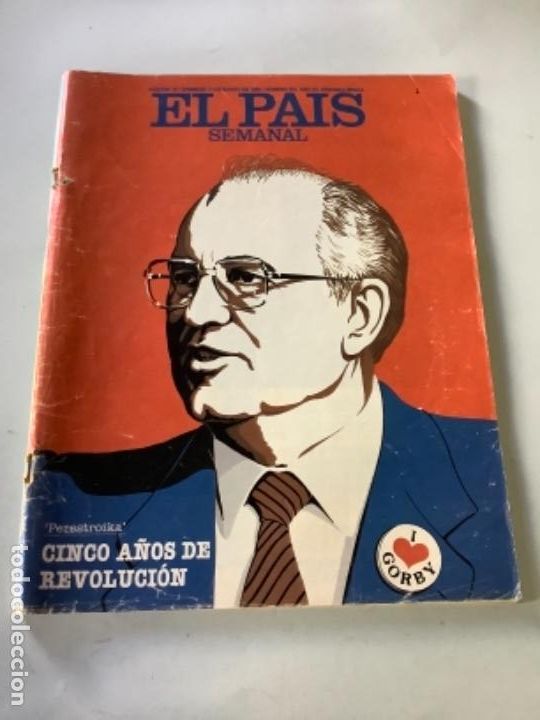 Coleccionismo de Revistas y Peri&oacute;dicos: El pa&iacute;s semanal. Perestroika Gorbachov. Marzo 1990. N&uacute;mero 674