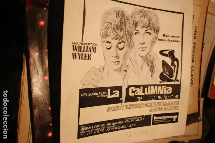 Coleccionismo de Revistas y Peri&oacute;dicos: CARTON 24 X 25 CMS. ORIGINAL COLLAGE PARA PUBLICIDAD EN REVISTAS Y PERIODICOS AUDREY HEPBURN 1962