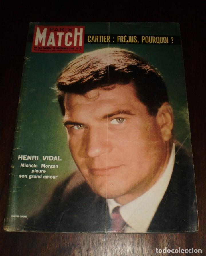 Collection Magazines and Newspapers: PARIS MATCH - N&ordm; 558 - 1959 &rdquo;HENRI VIDAL&rdquo;