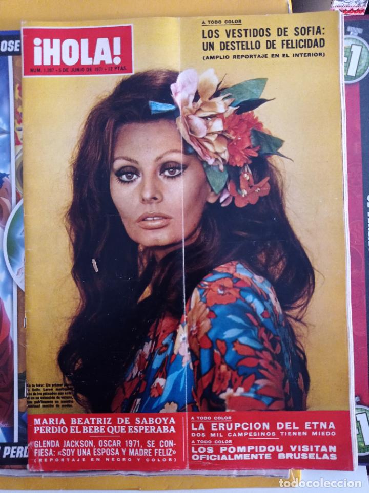 Coleccionismo de Revistas y Peri&oacute;dicos: LPORTADA SOFIA LOREN EN MALAGA