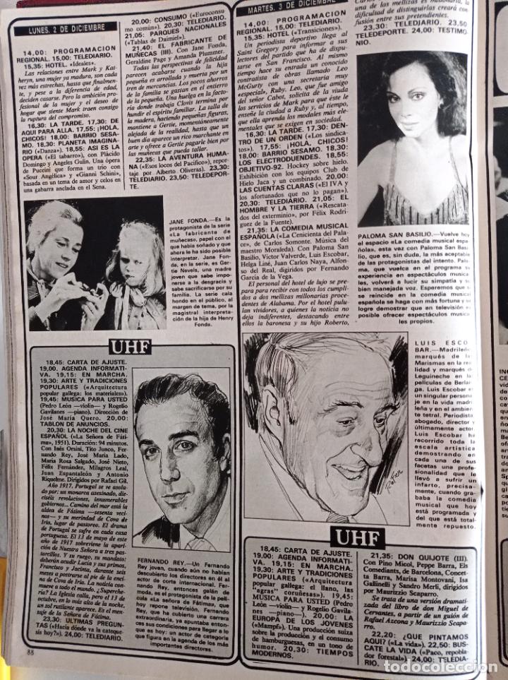 Coleccionismo de Revistas y Peri&oacute;dicos: LUIS ESCOBAR PALOMA SAN BASILIO JANE FONDA FERNANDO REY