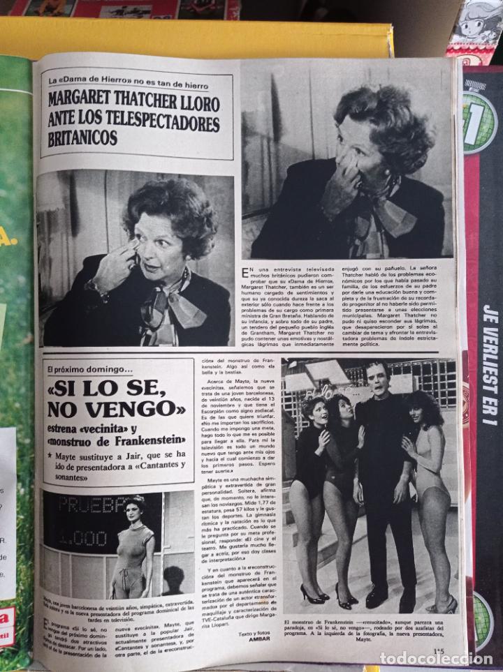 Collectionnisme de Revues et Journaux: SI LO SE NO VENGO FRANKSTEIN MARGARET THATCHER