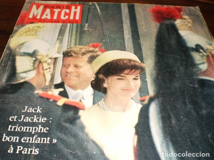 Collection Magazines and Newspapers: PARIS MATCH - N&ordm; 635 - 10 de Junio 1961 - &rdquo;Jack et Jackie&rdquo;