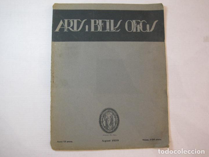 Collection Magazines and Newspapers: ARTS I BELLS OFICIS-AGOST 1929-REVISTA ANTIGA-VEURE FOTOGRAFIES-(V-22.787)