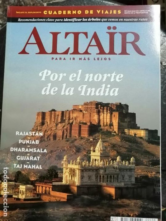 Sammeln von Zeitschriften und Zeitungen: ALTAIR N. 38. NORTE DE LA INDIA. RAJASTAN. PUNJAB. DHARAMSALA. CUJARAT. TAJ MAHAL