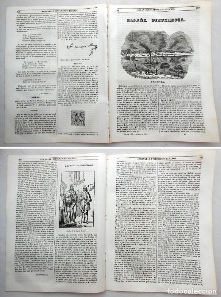 Colecionismo de Revistas e Jornais: SEMANARIO PINTORESCO ESPA&Ntilde;OL.N&ordm; 30, 1844. Bonanza (Sanlucar); Cuadro de D Jacinto G&oacute;mez.