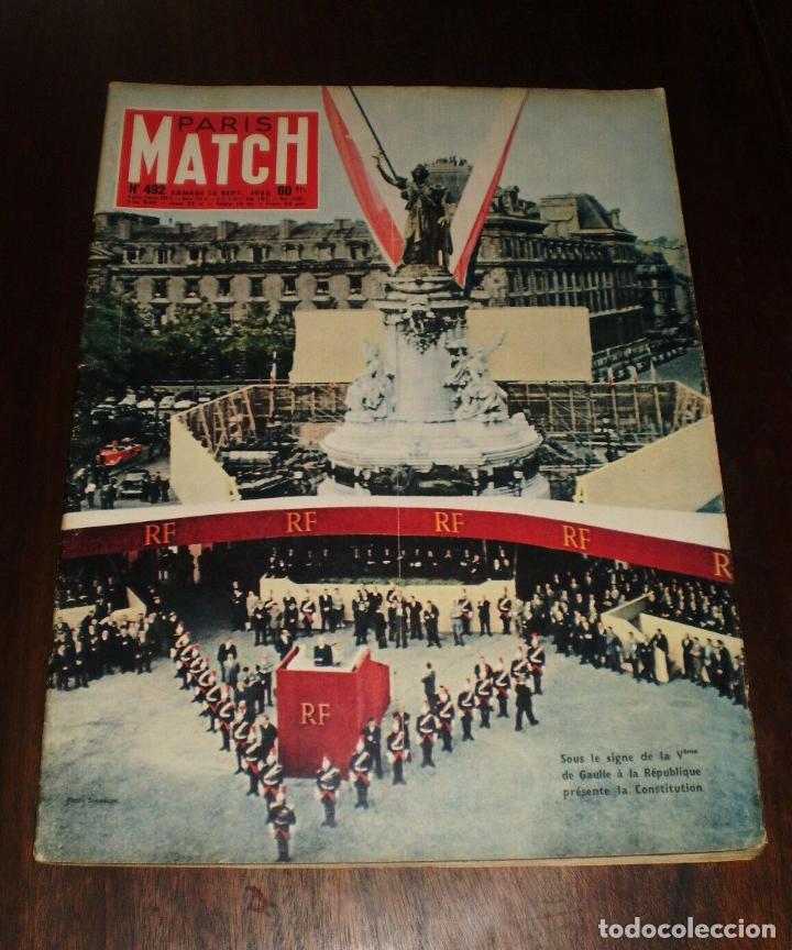 Collezionismo di Riviste e Giornali: PARIS MATCH - N&ordm; 492 - 1958 - &rdquo;R.F - V&rdquo;