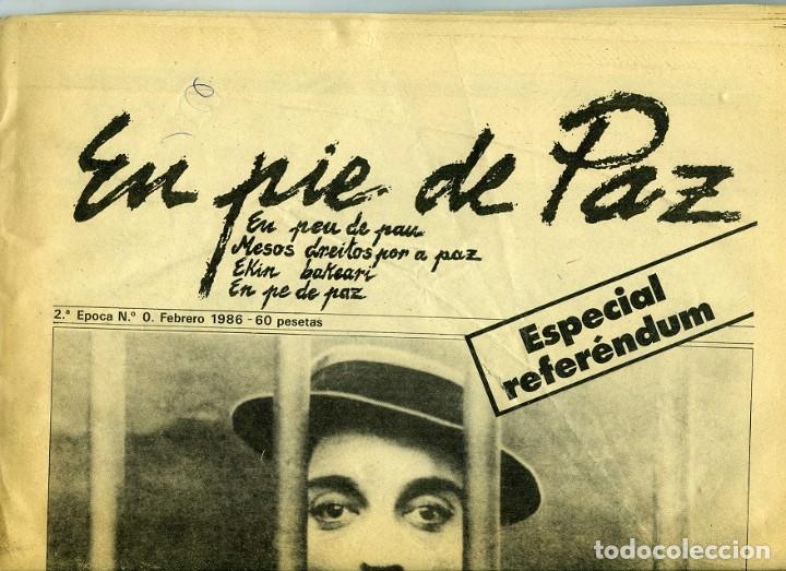 Collectionnisme de Revues et Journaux: Refer&eacute;ndum OTAN. Dossier documentos period&iacute;sticos: En pie de paz-CNT-El Peri&oacute;dico Debate directo...