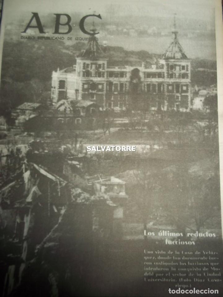 Coleccionismo de Revistas y Peri&oacute;dicos: ABC. MADRID. DIARIO REPUBLICANO. GUERRA CIVIL.10 FEBRERO 1937.FACSIMIL