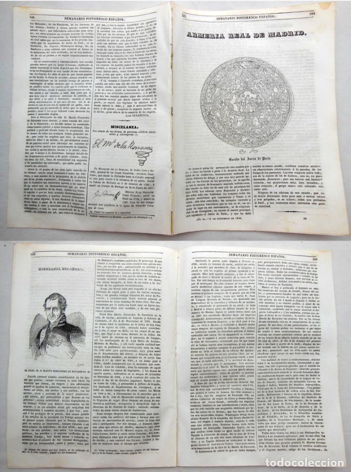 Colecionismo de Revistas e Jornais: SEMANARIO PINTORESCO ESPA&Ntilde;OL.N&ordm; 50,1844.Escudo del Juicio de Paris; D Mart&iacute;n Fernandez de Navarrete