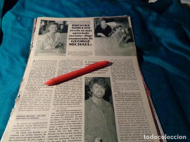 Sammeln von Zeitschriften und Zeitungen: RECORTE : BROOKE SHIELDS, ENAMORADA DE GEORGE MICHAEL. SEMANA, SPTMBRE 1988(#)