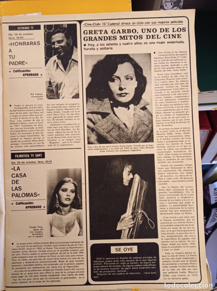 Coleccionismo de Revistas y Peri&oacute;dicos: RAF VALLONE GRETA GARBO ORNELLA MUTI MUTTI