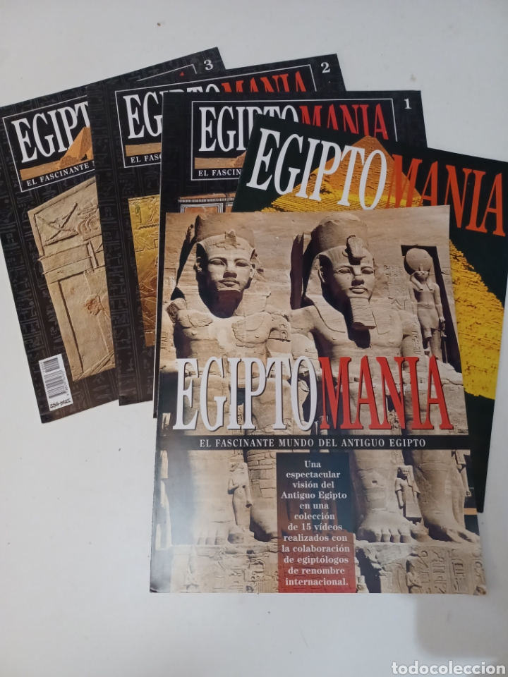 Coleccionismo de revistas y peri&oacute;dicos: Egiptomania fasciculos 1-2-3 y cuadernillo mundo del antiguo Egipto