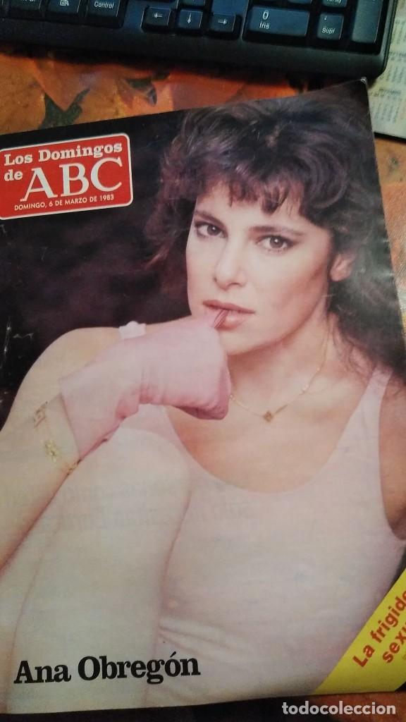 Coleccionismo de Revistas y Peri&oacute;dicos: REVISTA SUPLEMENTO LOS DOMINGOS DE ABC A&Ntilde;O 1983 ANA OBREG&Oacute;N