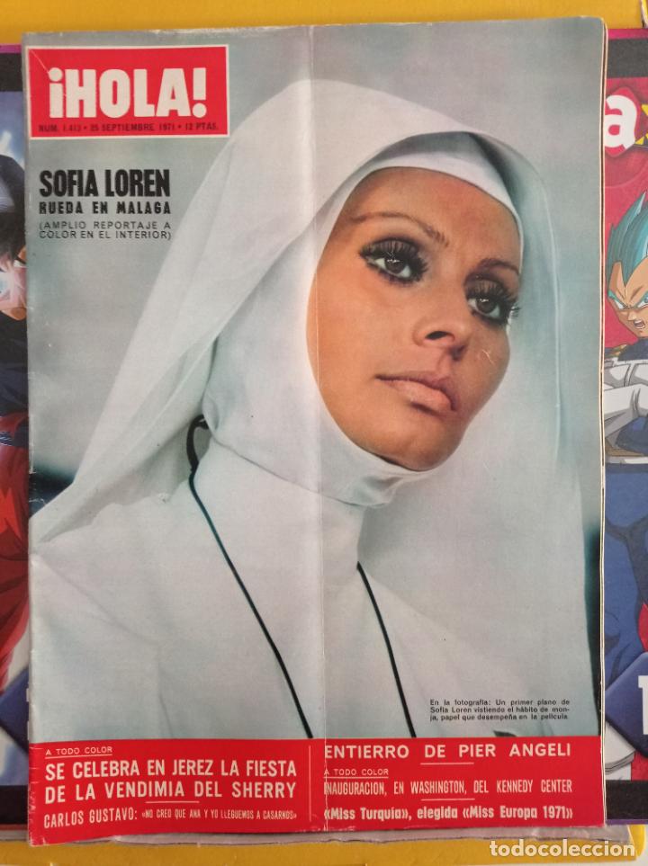 Coleccionismo de Revistas y Peri&oacute;dicos: LPORTADA SOFIA LOREN EN MALAGA