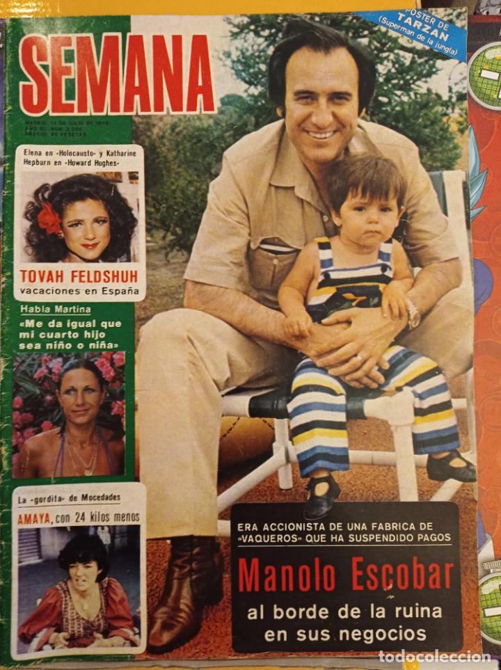 Coleccionismo de Revistas y Peri&oacute;dicos: portada de manolo escobar AMAYA MOCEDADES