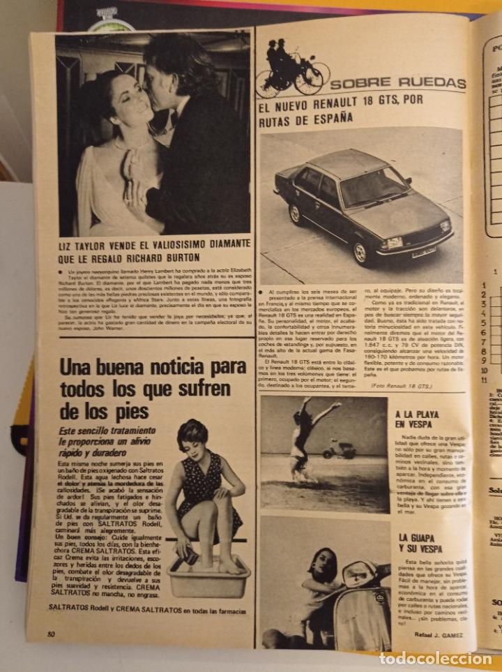 Coleccionismo de Revistas y Peri&oacute;dicos: RENAULT 18 GTS VESPA ELIZABETH TAYLOR LIZ
