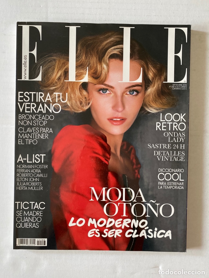Coleccionismo de Revistas y Peri&oacute;dicos: Revista ELLE #288 Septiembre 2010 en perfecto estado