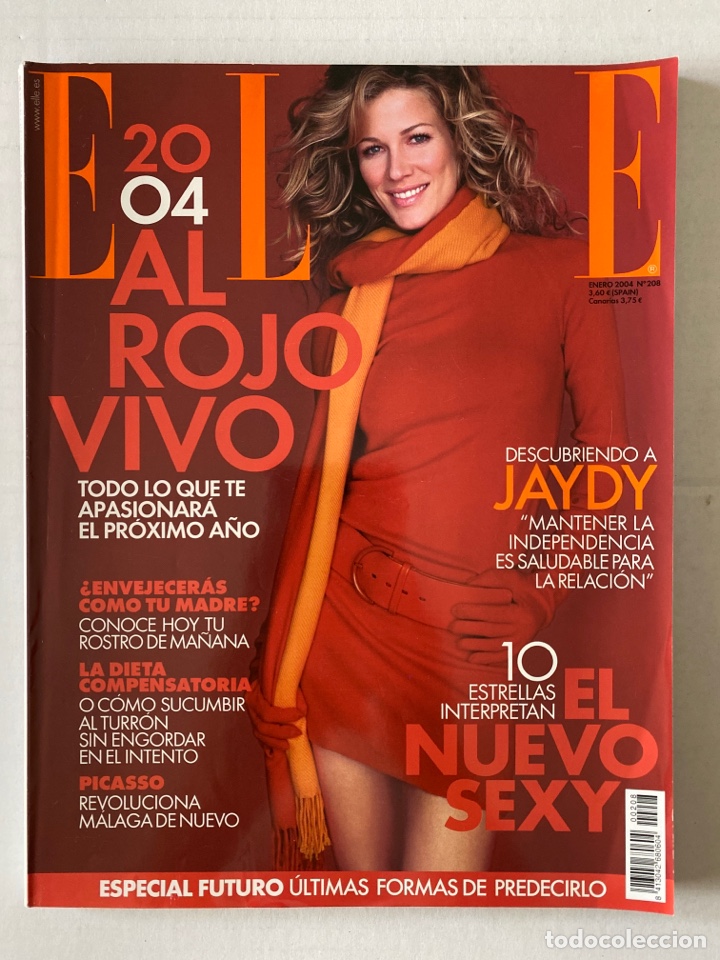 Coleccionismo de Revistas y Peri&oacute;dicos: Revista ELLE #208 enero 2004 en perfecto estado