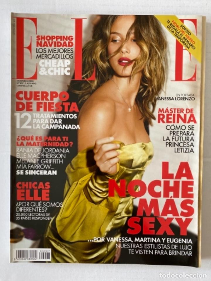 Coleccionismo de Revistas y Peri&oacute;dicos: Revista ELLE #207 diciembre 2003 en perfecto estado