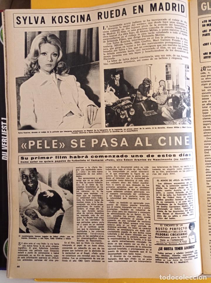Collection Magazines and Newspapers: SYLVA KOSCINA ALFREDO LANDA MARI CARMEN PRENDES PELE