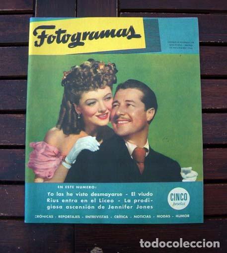 Coleccionismo de Revistas y Peri&oacute;dicos: REVISTA FOTOGRAMAS N&ordm; 1 / NOVIEMBRE 1946 / EDICION FACSIMIL/ NUMERO UNO