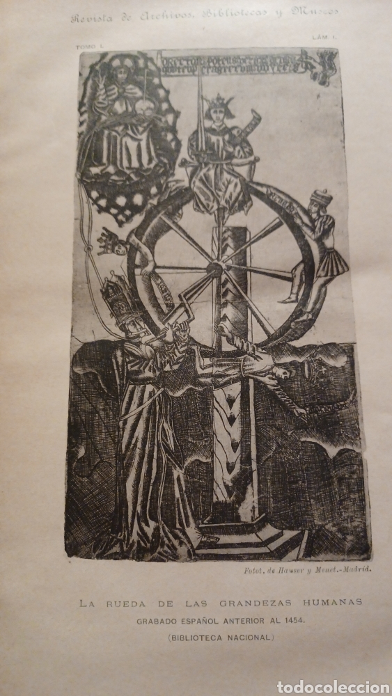 Coleccionismo de Revistas y Peri&oacute;dicos: ESTAMPAS PRIMITIVAS ESPA&Ntilde;OLAS. A.M BARCIA .ARTICULO A&Ntilde;O 1897.5 P&Aacute;GINAS 2 LAMINAS