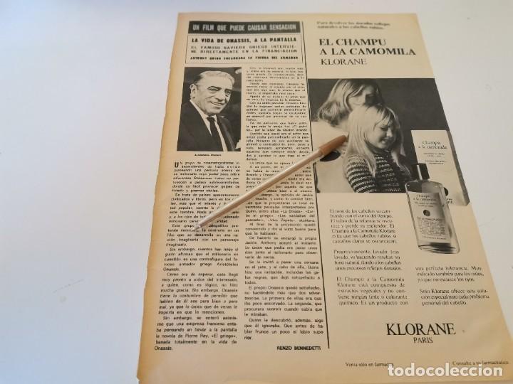 Coleccionismo de revistas y peri&oacute;dicos: LA VIDA DE ARISTOTELES ONASSIS RECORTE REVISTA REVISTA 1974