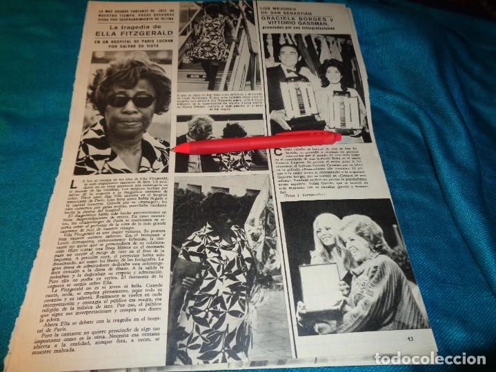 Collection Magazines and Newspapers: RECORTE : LA TRAGEDIA DE ELLA FITZGERALD. SEMANA, JULIO 1971(#)