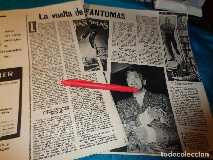Collection Magazines and Newspapers: RECORTE : LA VUELTA DE FANTOMAS. SEMANA, ENERO 1965(#)