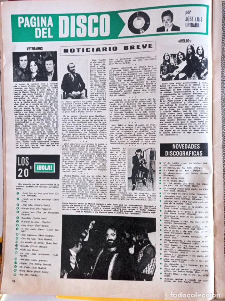 Coleccionismo de Revistas y Peri&oacute;dicos: demis roussos AGUJETAS DE JEREZ STATUS QUO LOS TRES DE CASTILLA