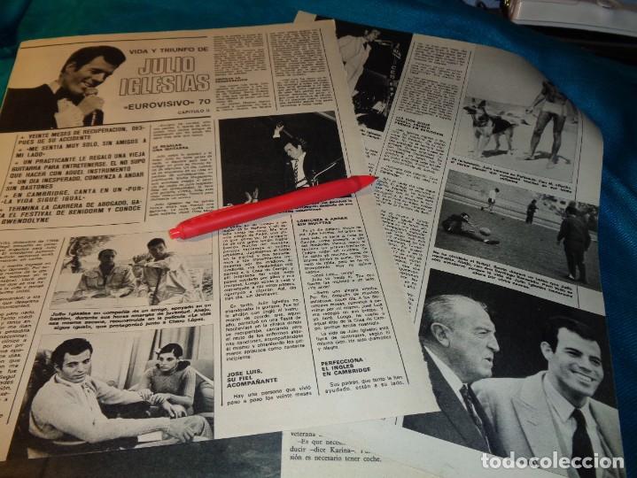 Coleccionismo de Revistas y Peri&oacute;dicos: RECORTE : JULIO IGLESIAS, EUROVISIVO 70. CAP. 2. SEMANA, MARZO 1970#)