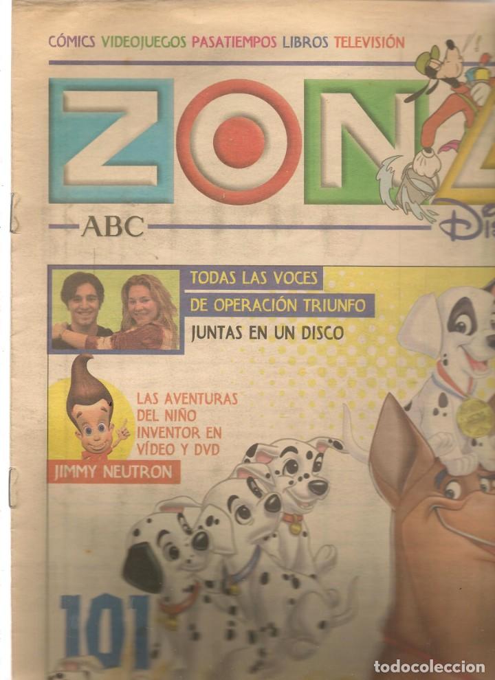 Coleccionismo de Revistas y Peri&oacute;dicos: ZONA DISNEY. ABC. N&ordm; 53. OPERACI&Oacute;N TRIUNFO EN UN DISCO. 23 FEBRERO 2003. (B/58)