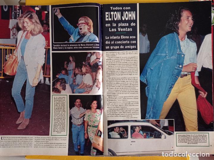 Coleccionismo de Revistas y Peri&oacute;dicos: CONCIERTO DE ELTON JOHN EN LAS VENTAS MARTA CHAVARRI LA INFANTA ELENA JOSE MARIA AZNAR ANA BOTELLA