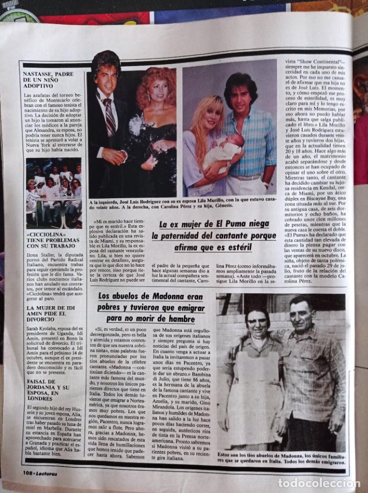Coleccionismo de Revistas y Peri&oacute;dicos: NASTASSE JOSE LUIS RODRIGUEZ EL PUMA LOS ABUELOS DE MADONNA
