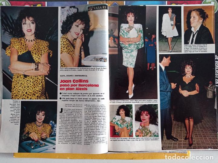 Coleccionismo de revistas y peri&oacute;dicos: JOAN COLLINS EN BARCELONA DINASTIA