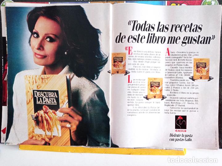 Coleccionismo de Revistas y Peri&oacute;dicos: ANUNCIO PASTAS GALLO SOFIA LOREN SOPHIA