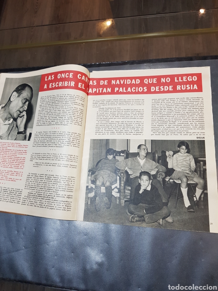 Coleccionismo de Revistas y Peri&oacute;dicos: Revista ama con reportajes sobre las 11 cartas del capit&aacute;n Palacios Divisi&oacute;n Azul desde Rusia
