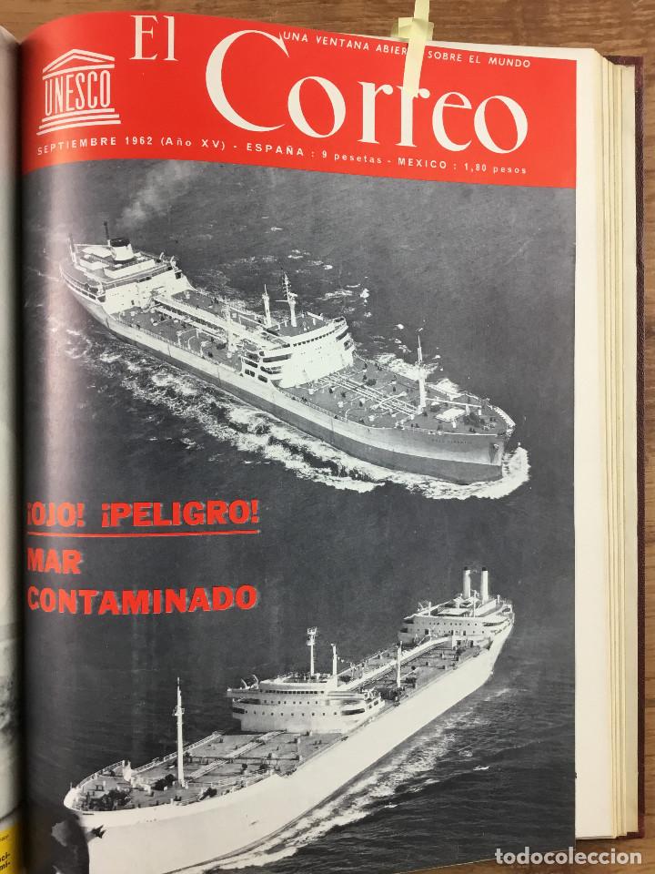 Collection Magazines and Newspapers: EL CORREO DE LA UNESCO - Revista 1962 TOMO 11 n&uacute;meros ( ver fotograf&iacute;as y sumarios )