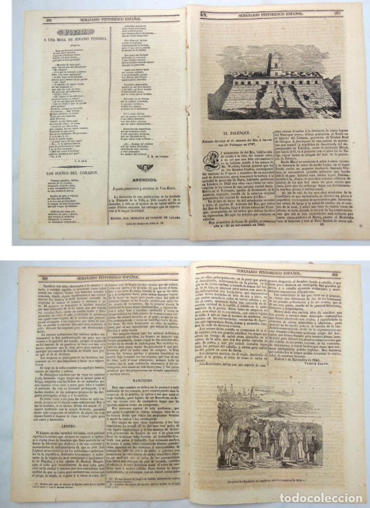 Colecionismo de Revistas e Jornais: SEMANARIO PINTORESCO ESPA&Ntilde;OL. N&ordm; 48,1845. El Palenque; Preparan los Espa&ntilde;oles su espedici&oacute;n...