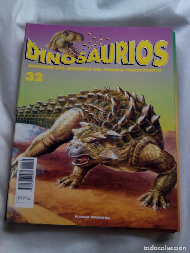 Colecionismo de Revistas e Jornais: DINOSAURIOS. DESCUBRE LOS GIGANTES DEL MUNDO PREHIST&Oacute;RICO. N&ordm;32 / PLANETA D'AGOSTINI