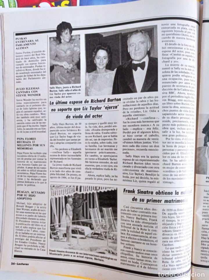 Coleccionismo de Revistas y Peri&oacute;dicos: elizabeth taylor liz richard burton FRANK SINATRA