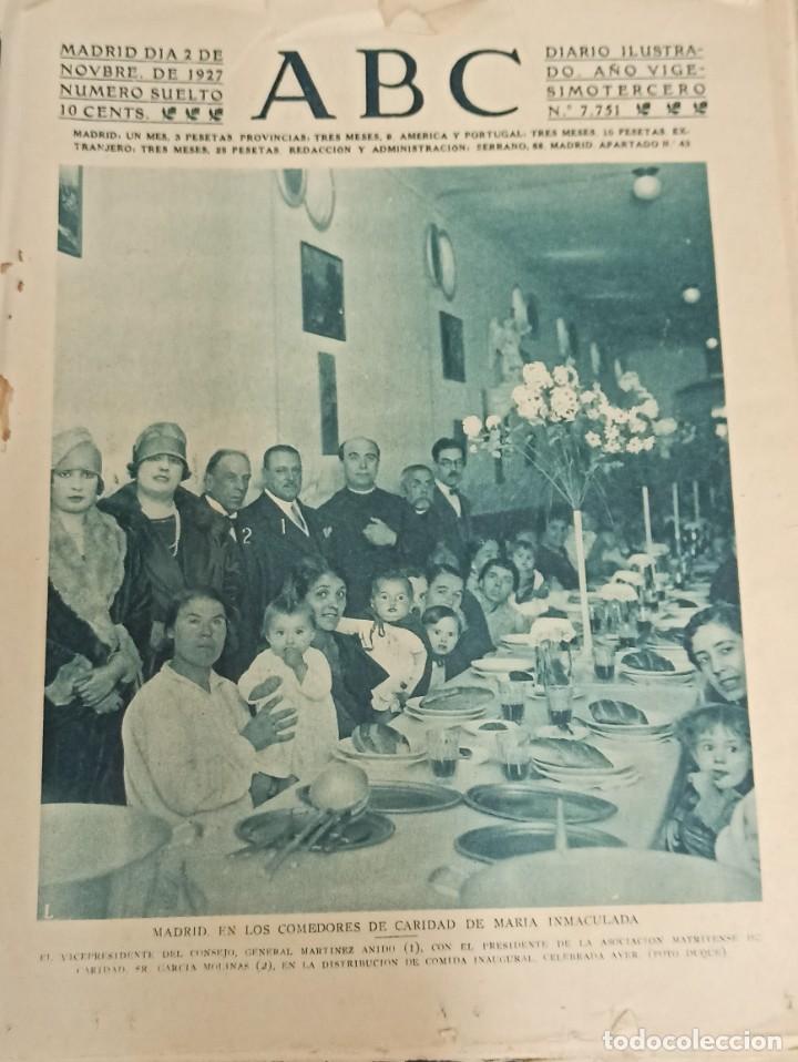 Coleccionismo de Revistas y Peri&oacute;dicos: ABC 2 de Noviembre de 1927