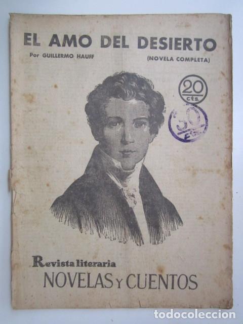 Colecionismo de Revistas e Jornais: EL AMO DEL DESIERTO GUILLERMO HAUFF REVISTA LITERA A&Ntilde;OS 30 21X28 CM.
